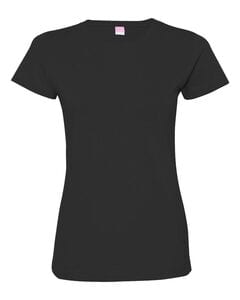 LAT 3516 - Ladies' Fine Jersey T-Shirt Black