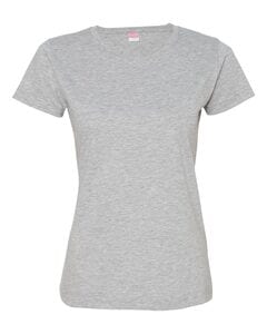 LAT 3516 - Ladies' Fine Jersey T-Shirt Heather