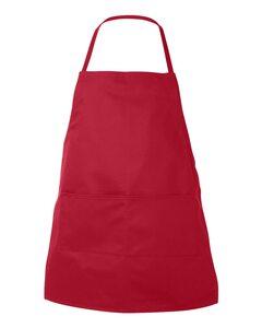 Liberty Bags 5502 - Adjustable Neck Loop Apron Red