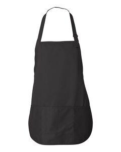 Liberty Bags 5507 - Adjustable Neck Strap Three Pocket Apron Negro