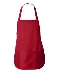Liberty Bags 5507 - Adjustable Neck Strap Three Pocket Apron Rojo