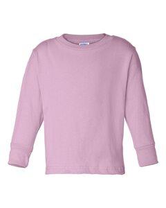 Rabbit Skins 3311 - Toddler Long Sleeve T-Shirt Rosa