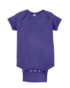 Rabbit Skins 4424 - Fine Jersey Infant Lap Shoulder Creeper Purple