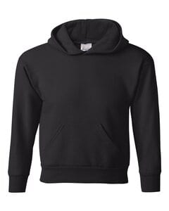 Hanes P473 - EcoSmart® Youth Hooded Sweatshirt Negro