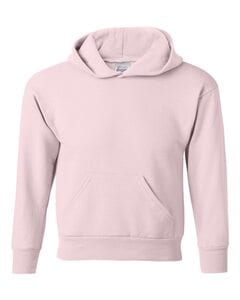 Hanes P473 - EcoSmart® Youth Hooded Sweatshirt Rosa pálido