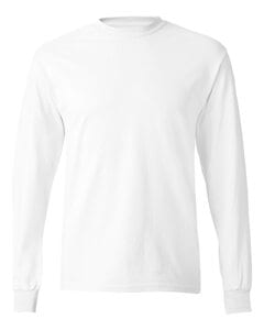 Hanes 5586 - Tagless® Long Sleeve T-Shirt Blanco