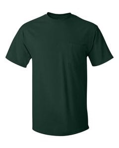 Hanes 5590 - T-Shirt with a Pocket Deep Forest