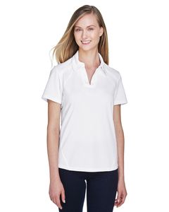 Ash City North End 78632 - Ladies' Recycled Polyester Performance Pique Polo White