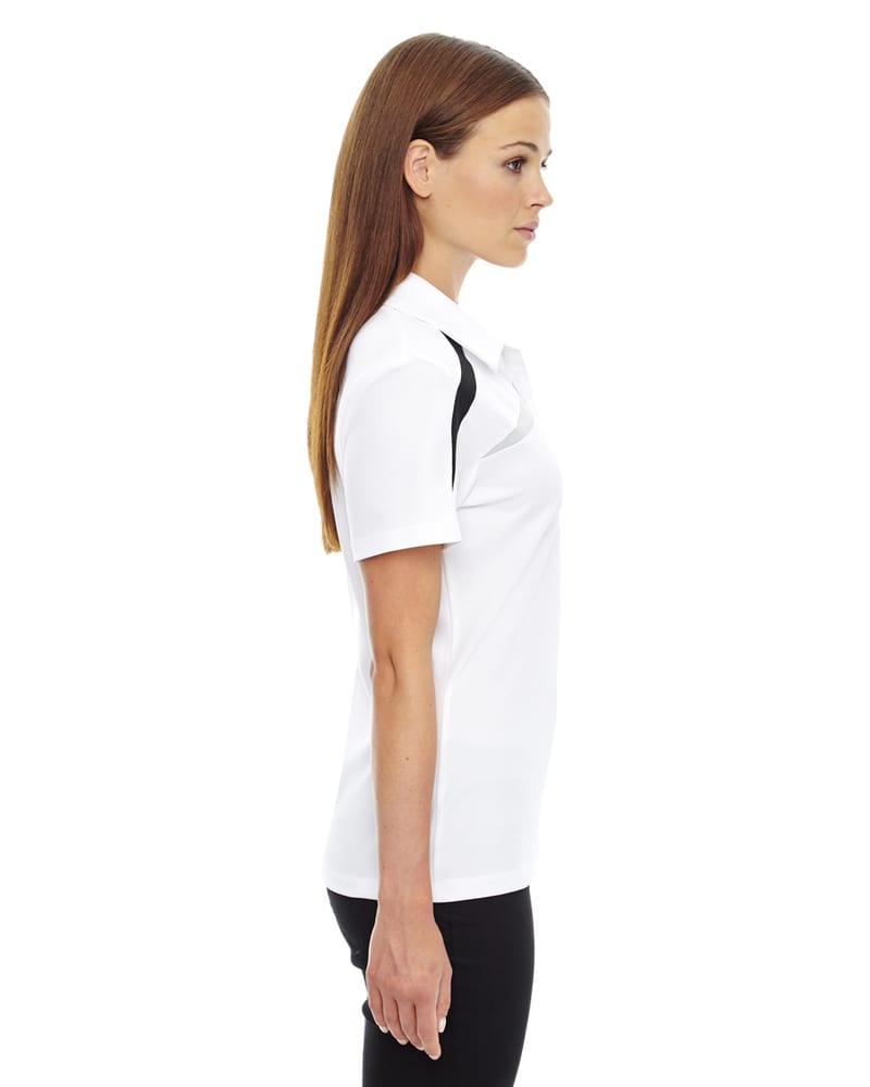 Ash City North End 78645 - Impact Ladies' Performance Polyester Pique Color-Block Polo