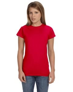 Gildan G640L - Softstyle® Ladies 4.5 oz. Junior Fit T-Shirt Red
