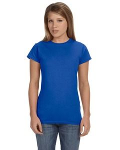 Gildan G640L - Softstyle® Ladies 4.5 oz. Junior Fit T-Shirt Royal blue