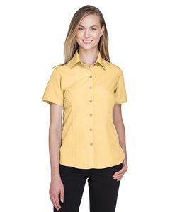 Harriton M560W - Ladies Barbados Textured Camp Shirt Pineapple