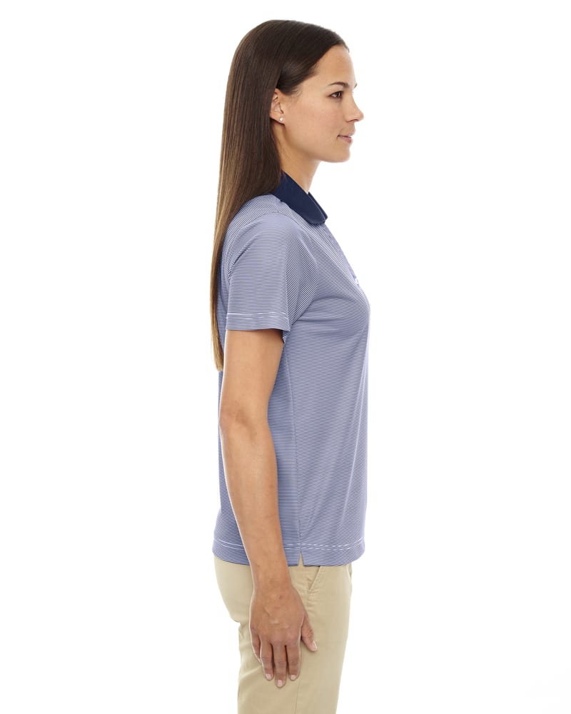 Ash City Extreme 75115 - Launch Ladies' Snag Protection Striped Polo