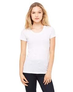 Bella+Canvas B8413 - Ladies Triblend Short-Sleeve T-Shirt White Fleck Tribld