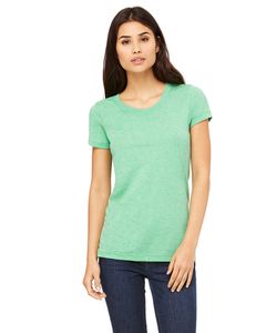 Bella+Canvas B8413 - Ladies Triblend Short-Sleeve T-Shirt Green Triblend