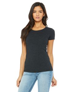Bella+Canvas B8413 - Ladies Triblend Short-Sleeve T-Shirt Charcoal Black Triblend