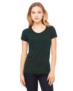 Bella+Canvas B8413 - Ladies Triblend Short-Sleeve T-Shirt Emerald Triblend