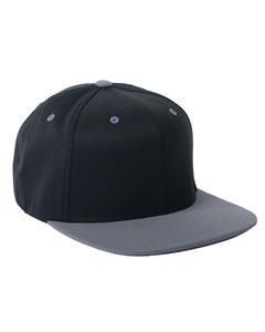 Flexfit 110FT - Fitted Classic Two-Tone Cap Black/Grey