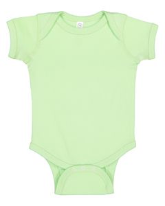Rabbit Skins 4400 - Infant 5 oz. Baby Rib Lap Shoulder Bodysuit Key Lime