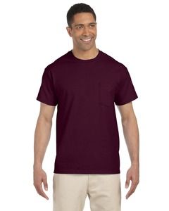 Gildan G230 - Ultra Cotton® 6 oz. Pocket T-Shirt (2300) Maroon