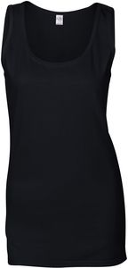Gildan GI64200L - Camiseta de Tirantes Gildan Softstyle Black/Black