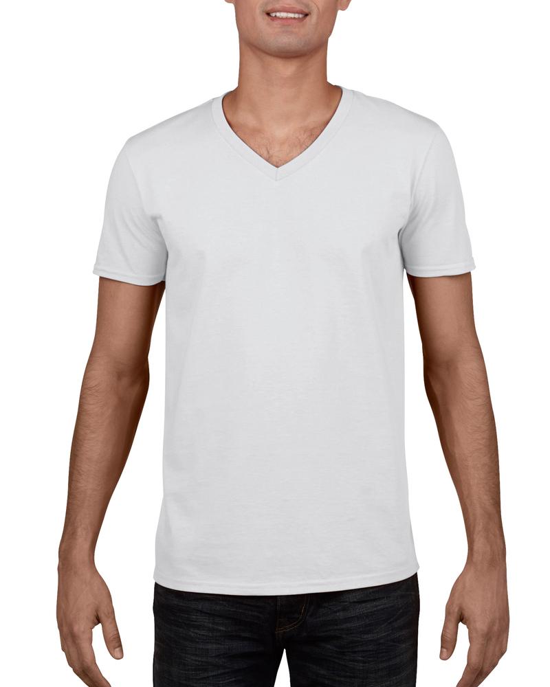 Gildan GI64V00 - Heren Softstyle V-Hals T-Shirt