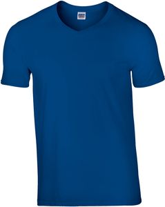 Gildan GI64V00 - Heren Softstyle V-Hals T-Shirt Royal Blue