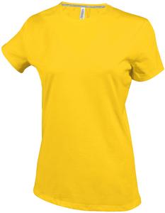 Kariban K380 - LADIES' SHORT SLEEVE CREW NECK T-SHIRT Yellow