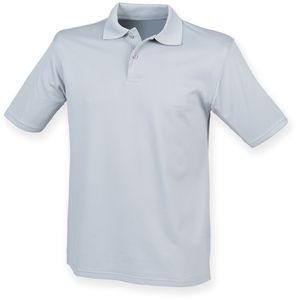 Henbury H475 - Coolplus® Wicking Piqué Polo Shirt Silver Grey