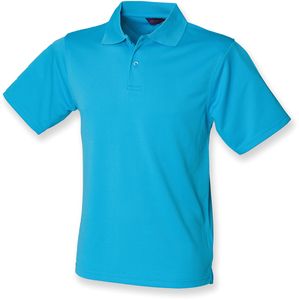 Henbury H475 - Coolplus® Wicking Piqué Polo Shirt Turquoise
