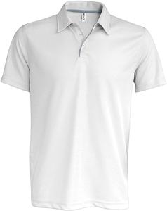 ProAct PA485 - POLO MAILLE PIQUÉE SPORT MANCHES COURTES White/ Silver