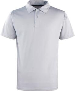 Premier PR612 - Coolchecker® Stud Piqué Polo Shirt Silver