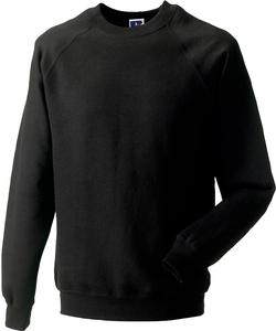 Russell RU7620M - Classic Sweatshirt Raglan Black/Black