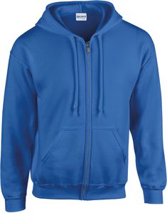 Gildan GI18600 - Heavy Blend Adult Hoodie Sweatshirt Met Volledige Rits Royal Blue