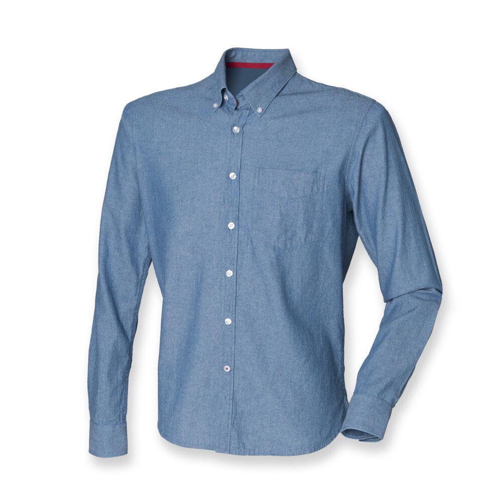 Front Row FR501 - Classic Long Sleeve Chambray Shirt