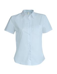 Kariban K536 - Pflegeleicht Damen Kurzarm Oxford Bluse Oxford Blue