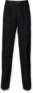 Henbury H640 - 65/35 Flat Fronted Chino Trousers