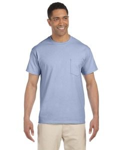 Gildan G230 - Ultra Cotton® 6 oz. Pocket T-Shirt (2300) Light Blue