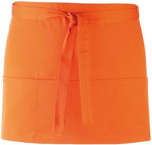 Premier PR155 - 'Colours' 3 Pocket Apron Orange