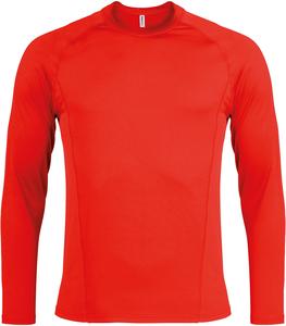 ProAct PA006 - KIDS' LONG SLEEVE SKIN TIGHT "QUICK DRY" T-SHIRT Sporty Red