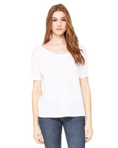 Bella+Canvas 8816 - Ladies Slouchy T-Shirt White