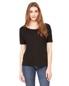 Bella+Canvas 8816 - Ladies Slouchy T-Shirt Black