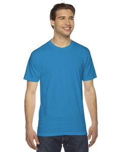 American Apparel 2001 - Unisex Fine Jersey Short-Sleeve T-Shirt Bleu sarcelle