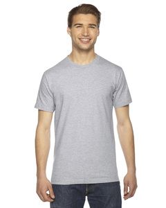 American Apparel 2001 - Unisex Fine Jersey Short-Sleeve T-Shirt Heather Grey