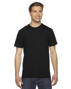 American Apparel 2001 - Unisex Fine Jersey Short-Sleeve T-Shirt Noir