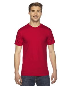 American Apparel 2001 - Unisex Fine Jersey Short-Sleeve T-Shirt Rouge