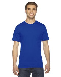 American Apparel 2001 - Unisex Fine Jersey Short-Sleeve T-Shirt Bleu Royal