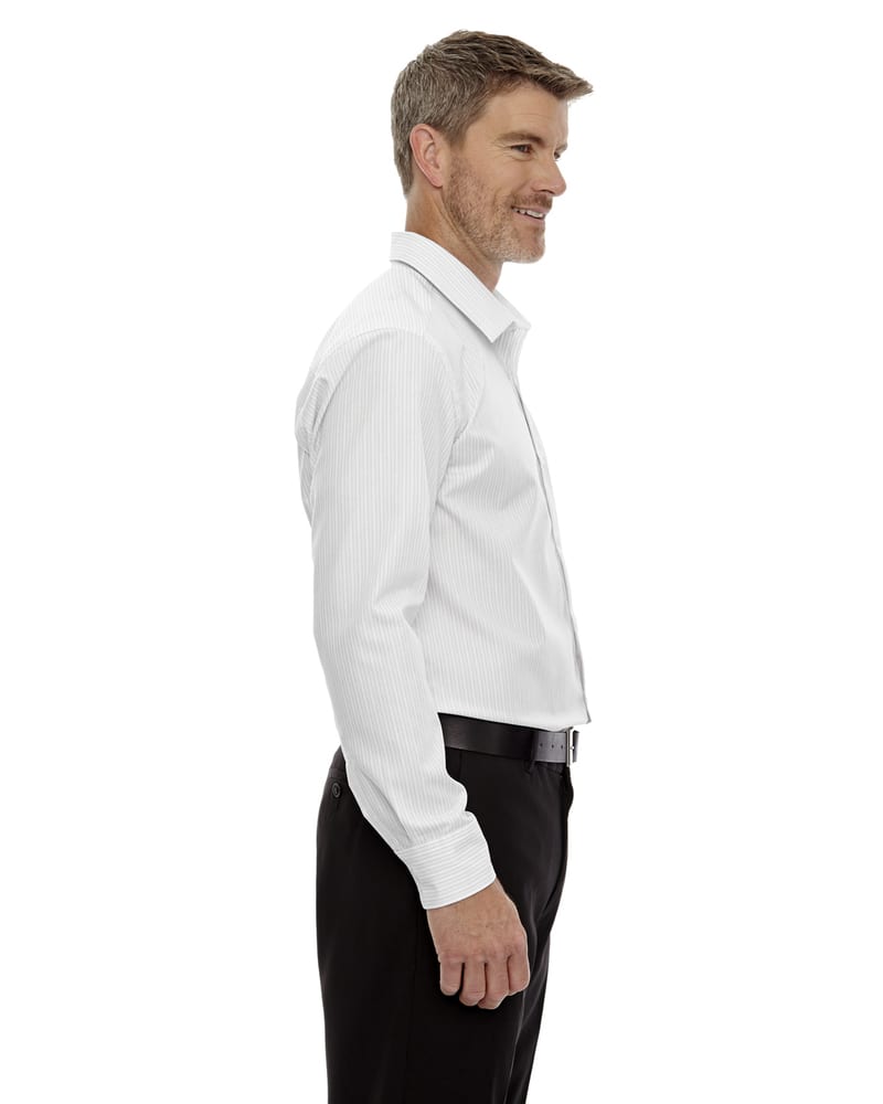 Ash City Vintage 88674 - Boardwalk Men's Wrinkle Free 2-Ply 80’S Cotton Striped Taped Shirt 