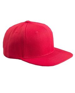 Yupoong 6089 - 6-Panel Structured Flat Visor Classic Snapback Red