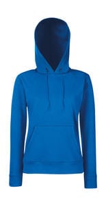 Fruit of the Loom 62-038-0 - Lady Fit Hooded Sweat Royal blue